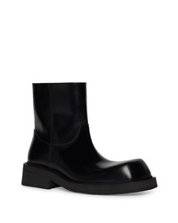 Bottines chelsea en cuir noires Balenciaga