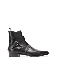 Bottines chelsea en cuir noires IRO