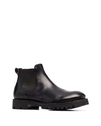 Bottines chelsea en cuir noires Officine Creative