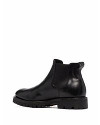 Bottines chelsea en cuir noires Officine Creative