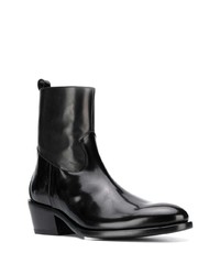 Bottines chelsea en cuir noires Jimmy Choo