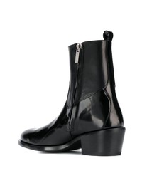 Bottines chelsea en cuir noires Jimmy Choo