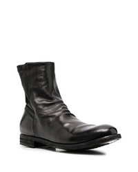 Bottines chelsea en cuir noires Officine Creative