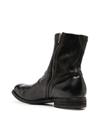 Bottines chelsea en cuir noires Officine Creative