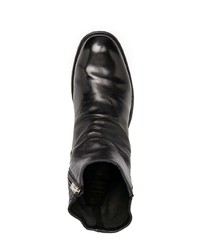 Bottines chelsea en cuir noires Officine Creative