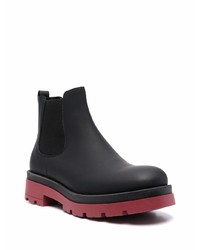 Bottines chelsea en cuir noires Scarosso