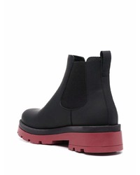 Bottines chelsea en cuir noires Scarosso