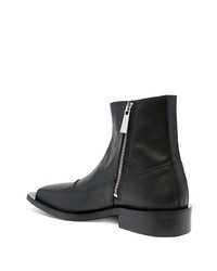 Bottines chelsea en cuir noires Gmbh