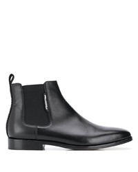 Bottines chelsea en cuir noires Karl Lagerfeld