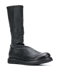 Bottines chelsea en cuir noires Rick Owens