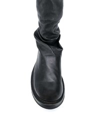 Bottines chelsea en cuir noires Rick Owens