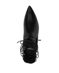 Bottines chelsea en cuir noires Saint Laurent