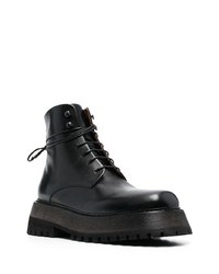 Bottines chelsea en cuir noires Marsèll