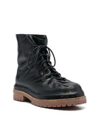 Bottines chelsea en cuir noires 424