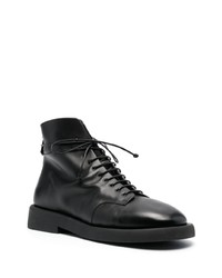 Bottines chelsea en cuir noires Marsèll