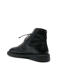 Bottines chelsea en cuir noires Marsèll