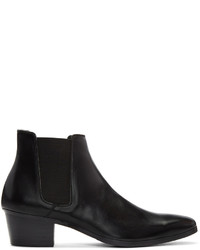 Bottines chelsea en cuir noires Lad Musician