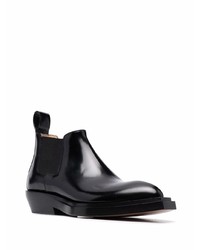 Bottines chelsea en cuir noires Bottega Veneta