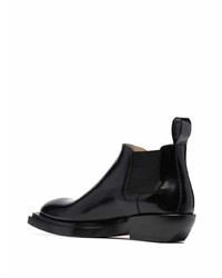 Bottines chelsea en cuir noires Bottega Veneta