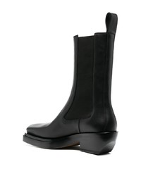 Bottines chelsea en cuir noires Bottega Veneta