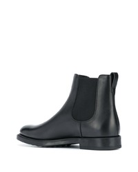 Bottines chelsea en cuir noires Tod's