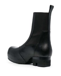 Bottines chelsea en cuir noires Rick Owens