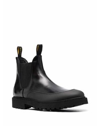 Bottines chelsea en cuir noires Doucal's