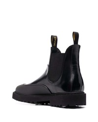 Bottines chelsea en cuir noires Doucal's