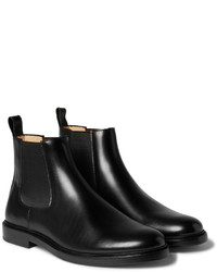 Bottines chelsea en cuir noires A.P.C.