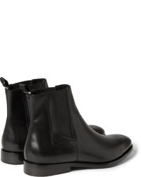 Bottines chelsea en cuir noires Balenciaga