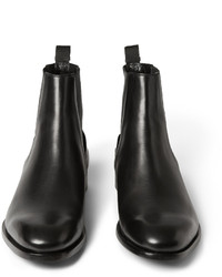 Bottines chelsea en cuir noires Balenciaga