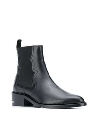 Bottines chelsea en cuir noires Toga Virilis