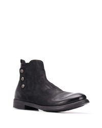 Bottines chelsea en cuir noires Officine Creative