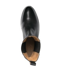 Bottines chelsea en cuir noires Marsèll