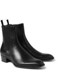 Bottines chelsea en cuir noires Saint Laurent