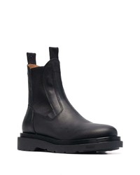 Bottines chelsea en cuir noires Buttero