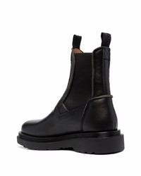 Bottines chelsea en cuir noires Buttero