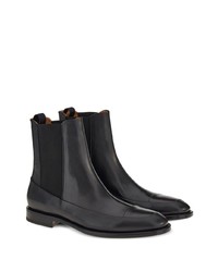 Bottines chelsea en cuir noires Ferragamo