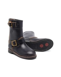 Bottines chelsea en cuir noires Ralph Lauren RRL