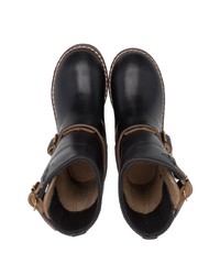 Bottines chelsea en cuir noires Ralph Lauren RRL