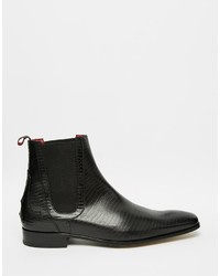 Bottines chelsea en cuir noires Jeffery West