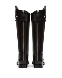 Bottines chelsea en cuir noires Dolce & Gabbana