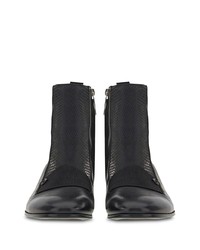 Bottines chelsea en cuir noires Ferragamo