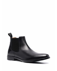 Bottines chelsea en cuir noires Scarosso