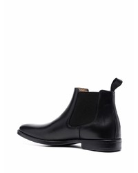 Bottines chelsea en cuir noires Scarosso