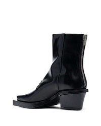 Bottines chelsea en cuir noires 1017 Alyx 9Sm