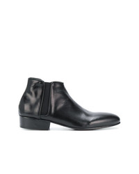 Bottines chelsea en cuir noires Leqarant