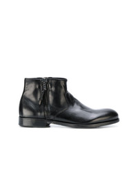 Bottines chelsea en cuir noires Leqarant