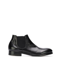 Bottines chelsea en cuir noires Leqarant