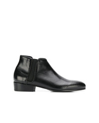 Bottines chelsea en cuir noires Leqarant